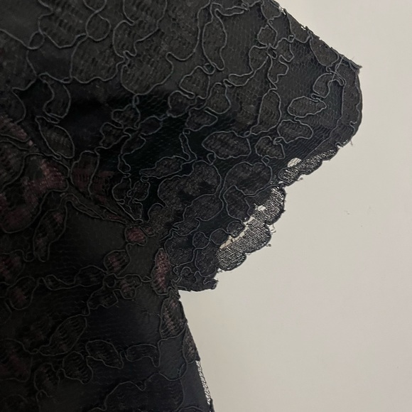 Off Shoulder black lace dress. - Picture 4 of 9